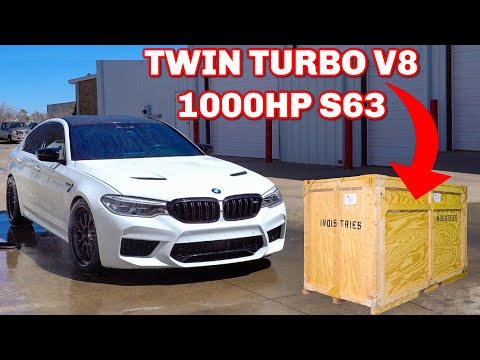 UNBOXING The BMW M5's New INSANE 1000HP S63 BUILT MOTOR!
