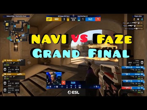 Navi vs FaZe - Grand Final 2022 (Inferno), BEST MOMENTS!