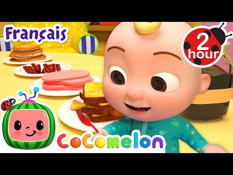 Petit Déjeuner | Chansons pour Bébés | CoComelon Le coin des Animaux de JJ - Comptines