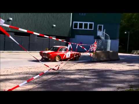 Lancia Fulvia 1600 HF Rally to the Midnight-sun 2014 SS1