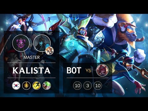 Kalista ADC vs Xayah - KR Master Patch 9.6