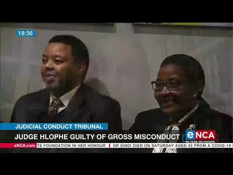 Discussion John Hlophe found guilty of gross misconduct