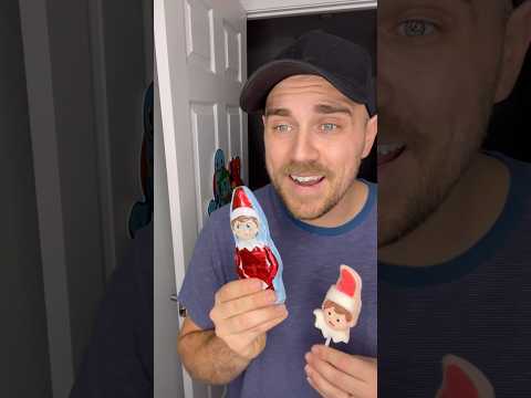 Catching the Elf on the Shelf. #siblings #christmas #elf