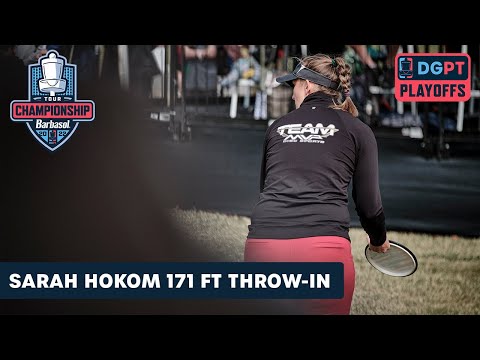 Sarah Hokom 171 FT Forehand Anhyzer Throw-In