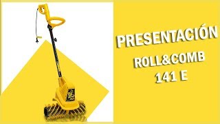 Garland Spazzatrice Elettrica Roll&Comb 141 E-V19 per Prato Sintetico 40cm