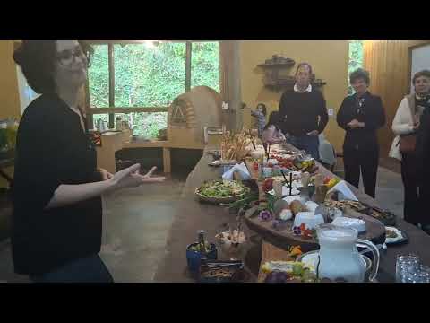 Apresentação da mesa de degustação no sítio terra santa em um domingo de visita, #passeiosdedomingo 