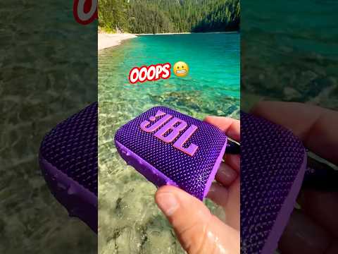 JBL GO4 vs Mountain Lake 🔊💦