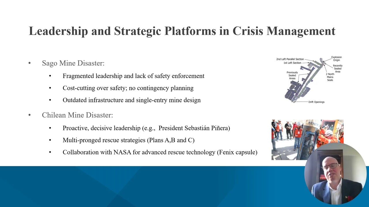 Emergency Management in Mining: Lessons from the Sago and Chilean Disasters