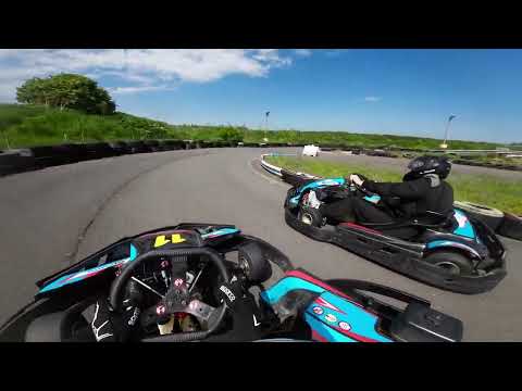 Grimsby Chequered Flag Karting - 40 Lap Race. Naff Kart, Great Race.