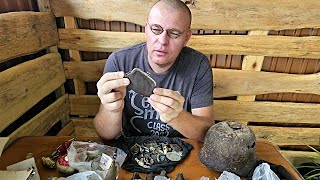 ПОСЫЛКА В КОТОРОЙ БЫЛ СТАРЫЙ КОШЕЛЕК И МНОГО ИНТЕРЕСНЫХ ВЕЩЕЙ.