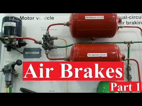 How does the air brake system works?  Part 1 of 4