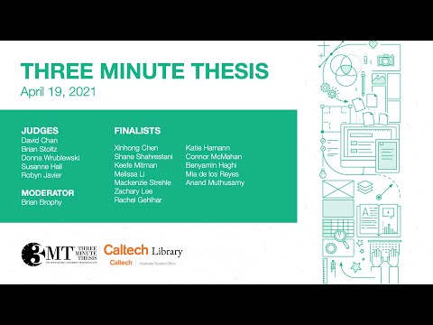 Three Minute Thesis - 4/19/2021