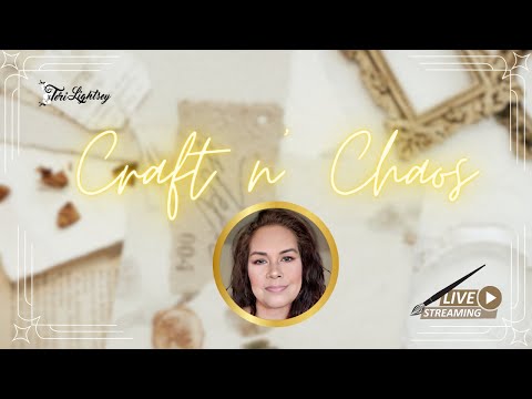 Craft n' Chaos Ep.249 - Large Frame with Decoupage Queen's Angels Among Us A2 & WoodUBend Part 2