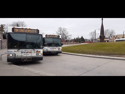 NFTA Metro Ride Route 16H Outbound Bus 1034 - 2010 Gillig Advantage
