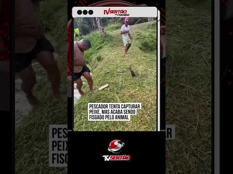 HISTÓRIA DE PESCADOR? Peixe gigante quebra vara e faz pescador pular no lago na Bahia 🎣🤣
