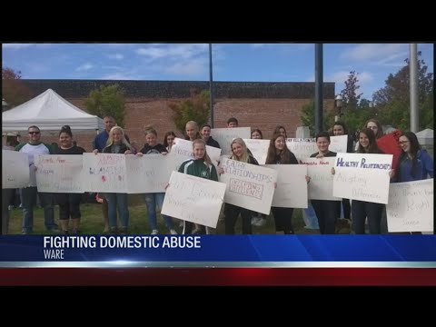 Ware hosts 3rd annual walk for Domestic Violence Awareness month