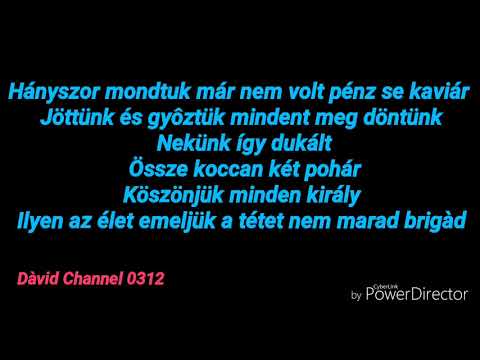 G.w.M x Curtis - MINDEN ARANY DALSZÖVEG