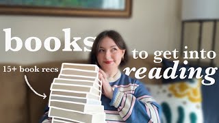 these book recommendations will actually get you into reading