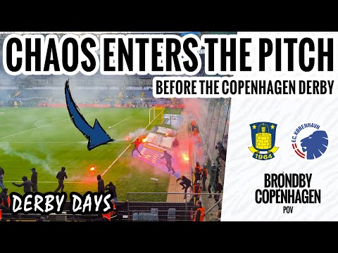 I witness the Chaos before The Copenhagen Derby - Brondby v Copenhagen