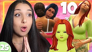 BAMBIN EXTRATERRESTRE, FLIRT D'ADO ET NAISSANCE ! *100 baby challenge* EP25 | sims 4