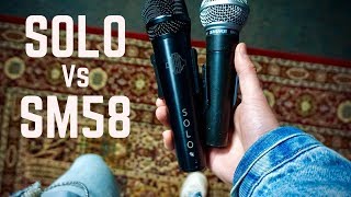 Video thumbnail for SHURE SM58 vs SONTRONICS SOLO comparison video by Tim Newman