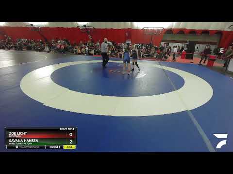 112-117 Lbs Round 2 - Savana Hansen, Wrestling Factory Vs Zoe Licht, Wisconsin 4c9c