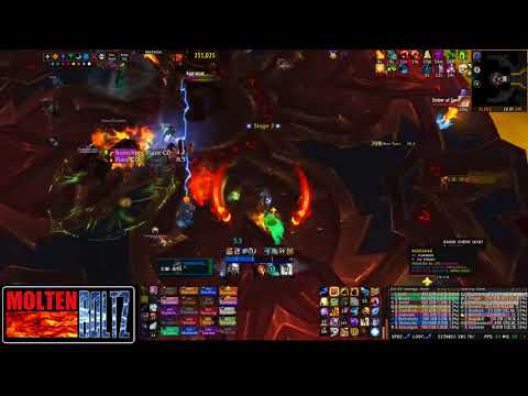 USHC VS Heroic Aggramar - Elemental Shaman PoV - ( Raid Leading So Ignore Mah Deeps )