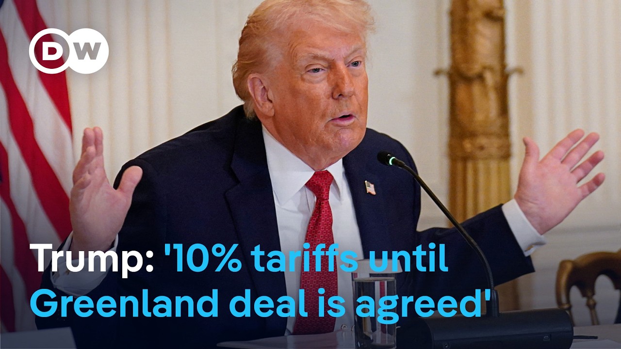 Macron denounces Trump's 'tariff threats' | DW News