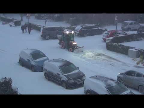Starker Schneefall in Bremen-Gröpelingen am 09.01.2026 – Winterdienst im Einsatz