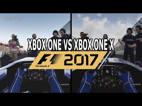 F1 2017 - Xbox One VS Xbox One X Graphics Comparison [1080p]