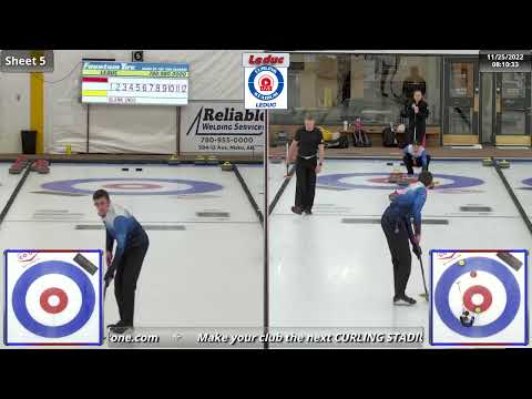 Strouse/Casper vs. Skrlik/Hamilton - Draw 2 - Curling Stadium Alberta Curling Series Doubles