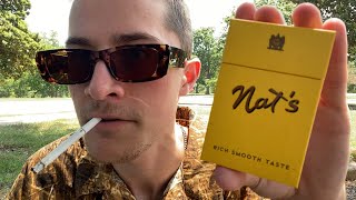 Smoking a Nat’s Yellow ‘Rich Smooth Taste’ Cigarette - Review