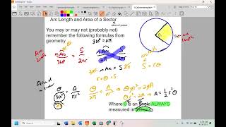 13.2 Pt 2: Arc Lengths and Area of a Sector