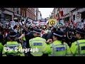 Chants of ‘intifada revolution’ at pro-Palestinian London protest