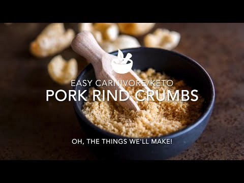 How to Make Pork Rind Crumbs (Pork Panko Recipe)