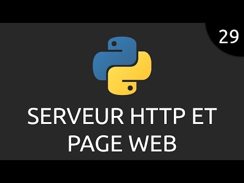 Python 29 serveur HTTP et page web