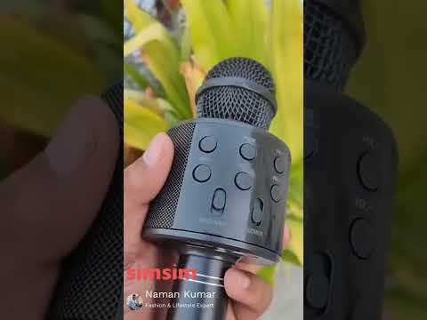 Wireless Connection Mic Karaoke Bluetooth Mic With Inbuilt Speaker Review