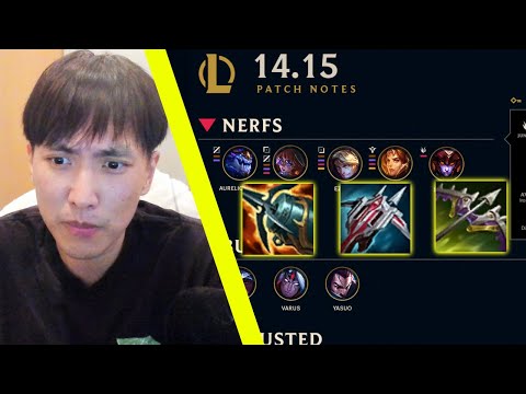 Ezreal Buffs Are Getting Reverted? | Doublelift Reacts to the 14.15 Patch Notes