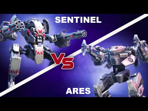 Who is BETTER? Heavy Duty Tanks. Ares versus Sentinel | Mech Arena