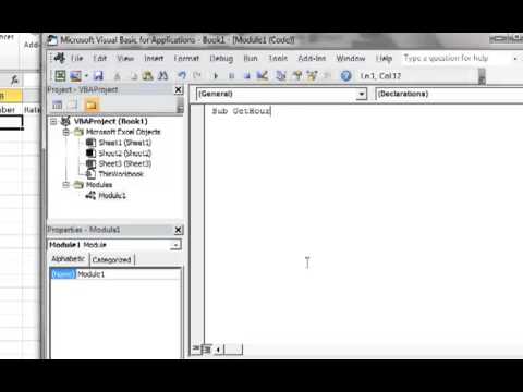 Excel 2010 VBA Tutorial 6: Creating User Input Message Box