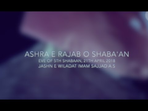 Eve of 5th Shabaan 1439 - Maulana Taqi Mehdavi