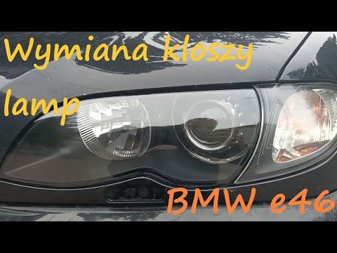 Wymiana kloszy lamp bmw e46 touring | Klosze TYC