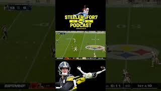 Kenny Pickett To George Pickens #steelers #football #nfl #espn #shorts #abc #browns browns