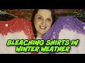 How To Bleach Shirts In Cold Winter Weather
