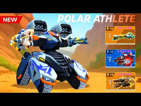 New POLAR ATHLETE - Dreadnought & Hellfire 16, EM Rifle 16, Javelin Rack 16 - Mech Arena