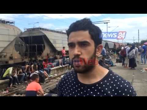 “News24” ndjek situatën e refugjatëve në Maqedoni, emigranti sirian: Kam 25 ditë që udhëtoj
