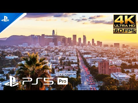 Real Life or Game? Peaceful Morning Walk in Los Angeles