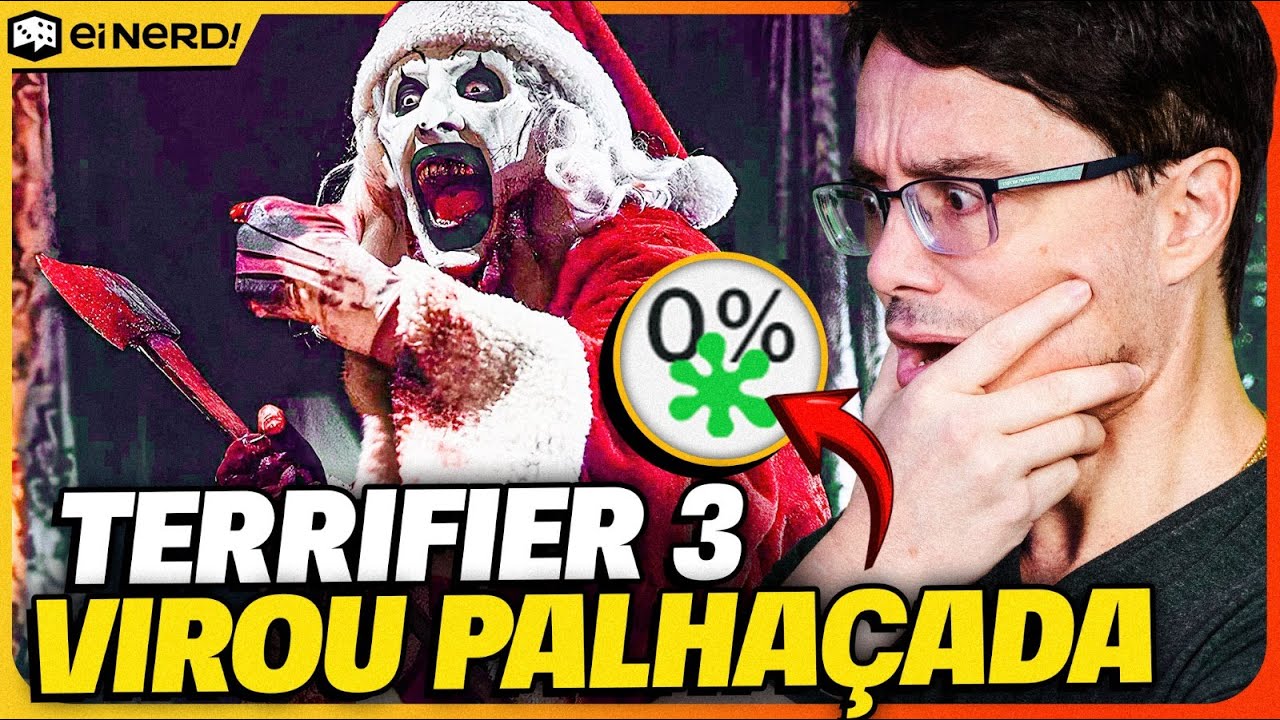 A CRÍTICA JÁ VIU TERRIFIER 3! VIROU PALHAÇADA? TÁ UMA PORCARIA?