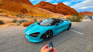 How to drive the McLaren 750s Spider * Full Review with 0-60 MPH & 1/4 Mile Testing