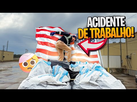 O PERIGO DE COLOCAR A LONA E CAIR DE CIMA DA CARGA!